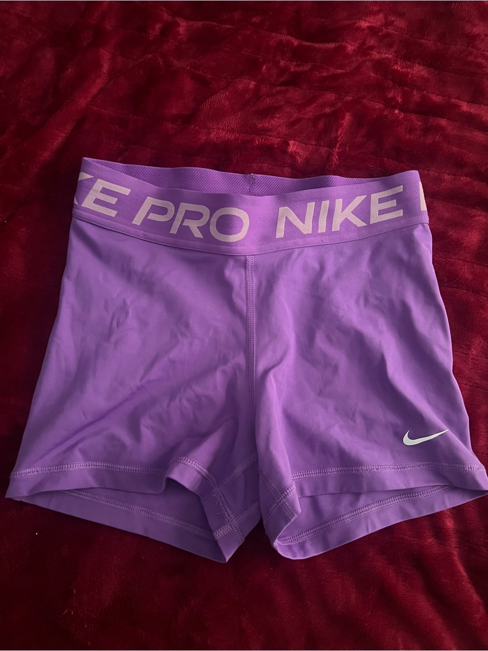Nike Pro Women's Purple Spandex